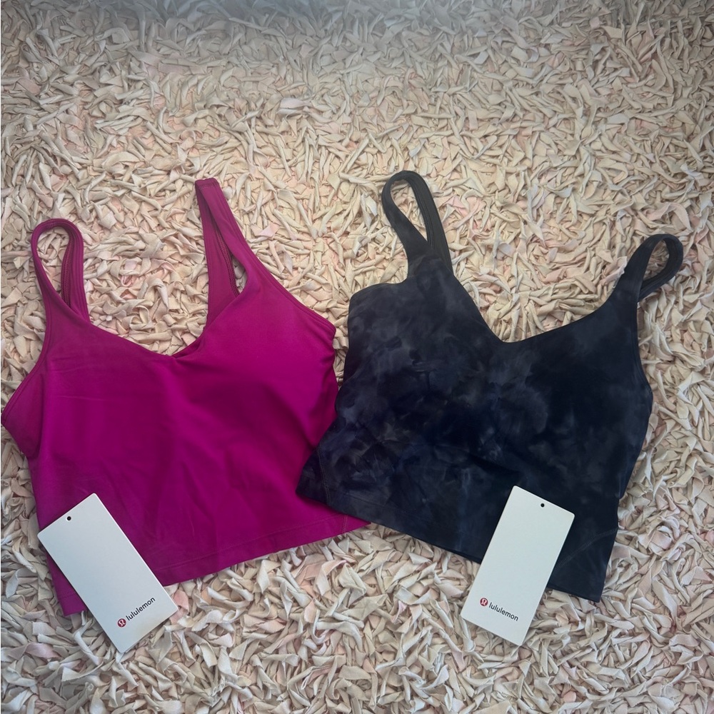 RARE BUNDLE OF 2 LULULEMON ALIGN TANK TOPS - Size 4 - Rare colors!!!